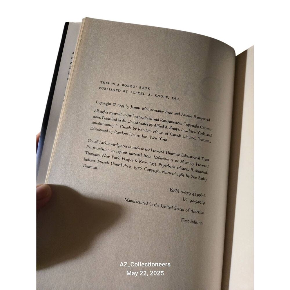 Days of grace by Arthur Ashe - knopf books - isbn 0679423966 - Picture 6 of 7